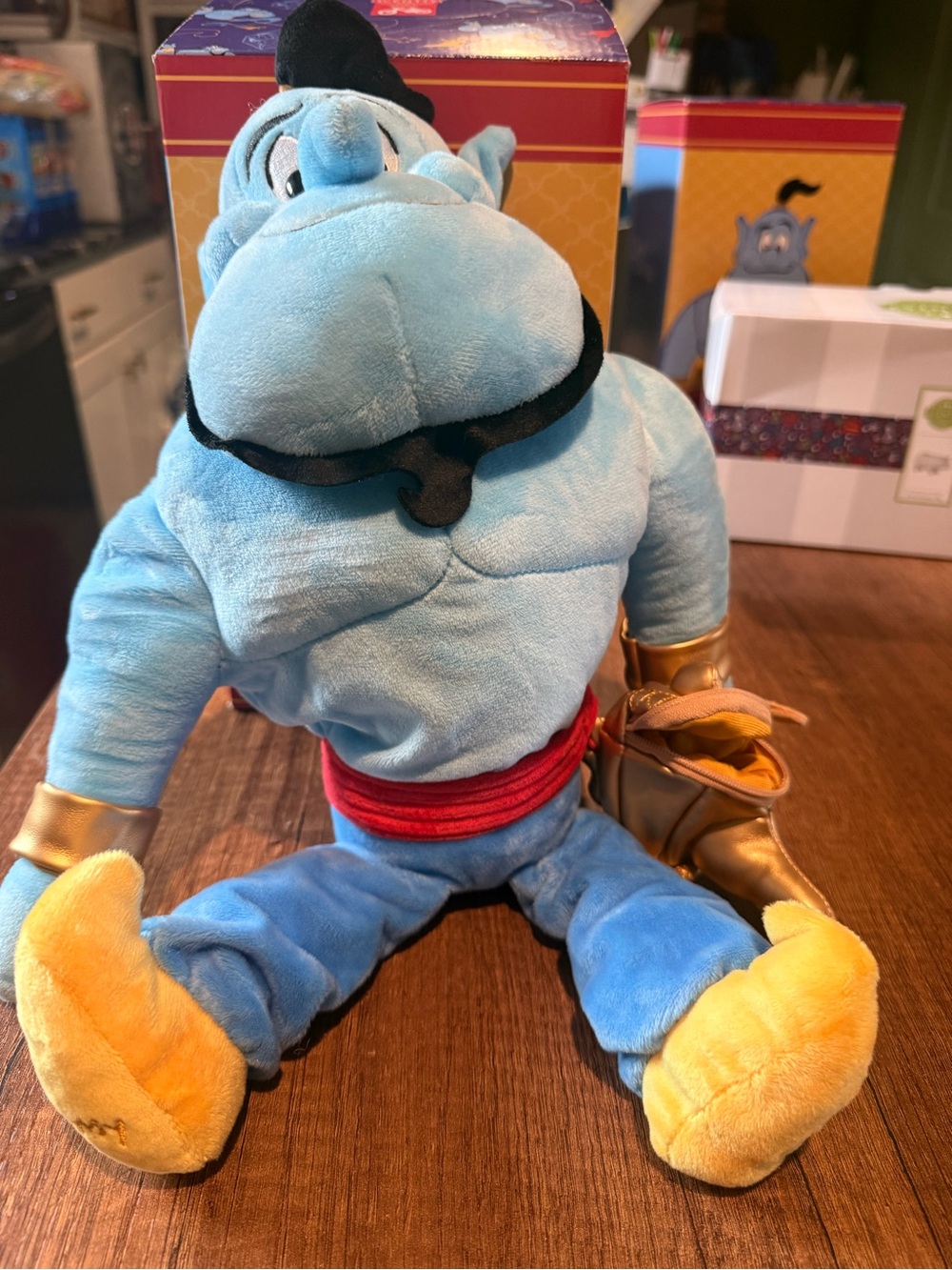 Scentsy Buffy Genie Toy - Light Blue with Gold Accents